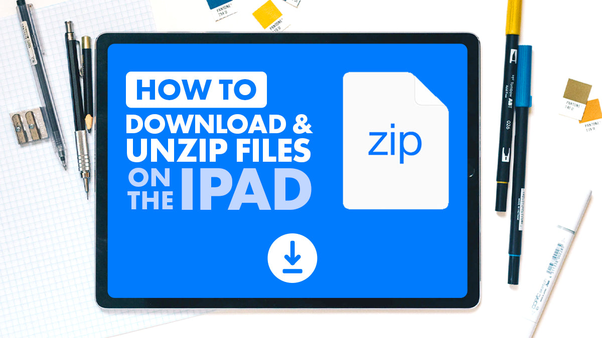 How to Download and Unzip files on the iPad