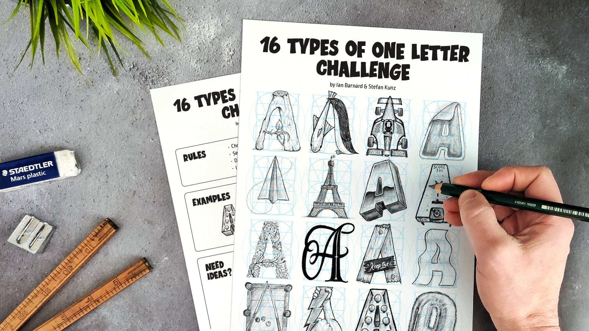 16 Types of One Letter Challenge