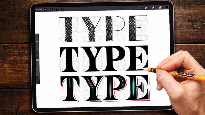 Quick Start - Letter Builder Brushes in Procreate