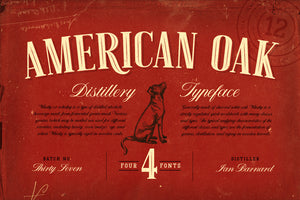 American Oak - 4 font set