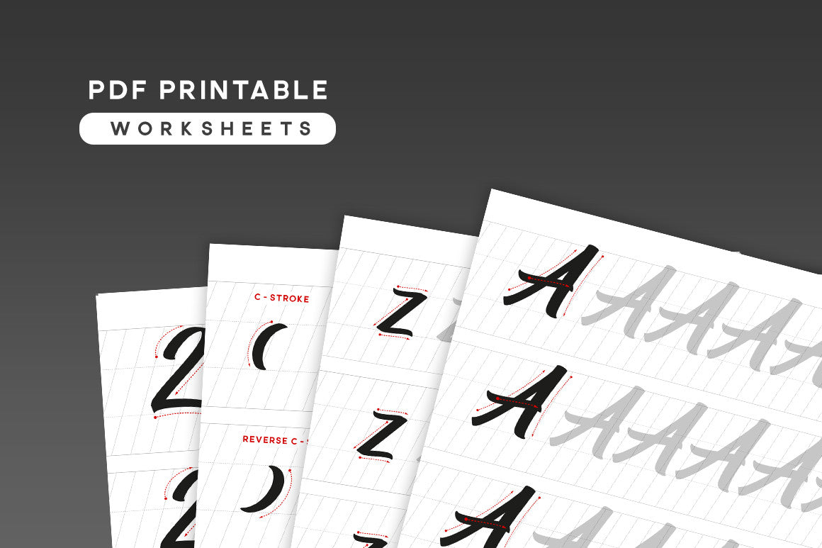 Procreate Brush Script Brushes & Worksheets - Ian Barnard