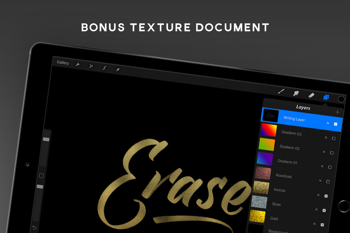 Procreate Brush Script Brushes & Worksheets - Ian Barnard