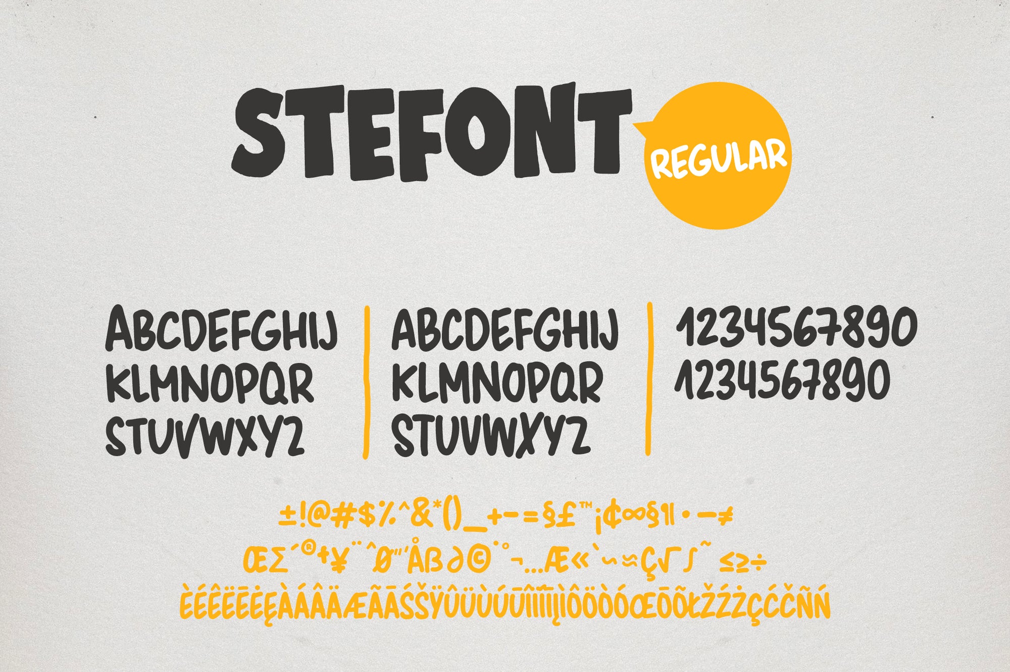 STEFONT typeface