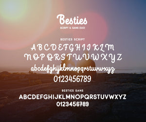 Besties - Font Duo
