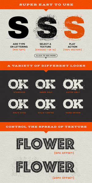 BUCKSHOT Vector Type Effects