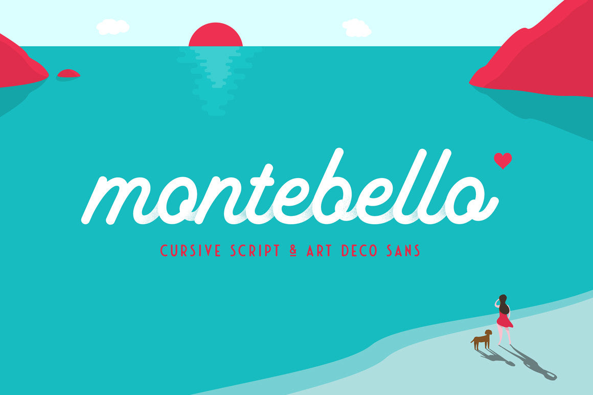 Montebello - Cursive Script Typeface