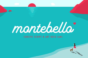 Montebello - Cursive Script Typeface