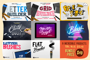 Bumper Brush Bundle for Procreate  (Subscribers Special Offer) - Over 56% Off!