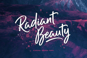 Radiant Beauty - Casual Brush Font