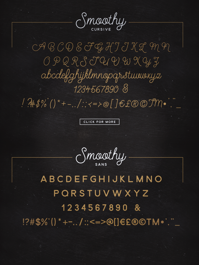 Smoothy - Typeface - Ian Barnard