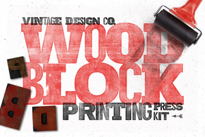 WoodBlock Printing Press Kit